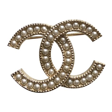 chanel pearl brooch pin|chanel brooches.